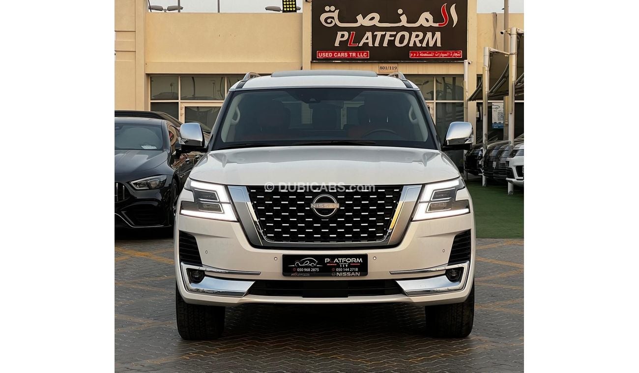 Nissan Patrol LE Platinum City Nissan patrol platinum V8 Model 2022 Gcc specs Original paint no accident, full che