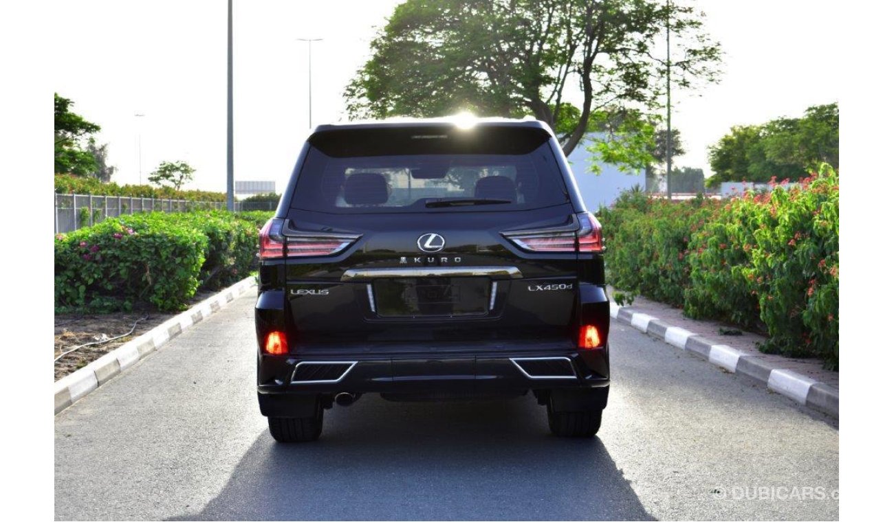 Lexus LX 450 D V8 4.5L TURBO DIESEL AUTOMATIC BLACK EDITION