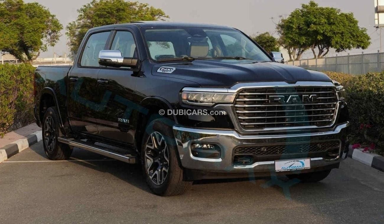 RAM 1500 LARAMIE SST 3.0TT HURRICANE , 2025 GCC, 0Km, 3 Years or 60K Km Warranty At Al Futtaim T.E