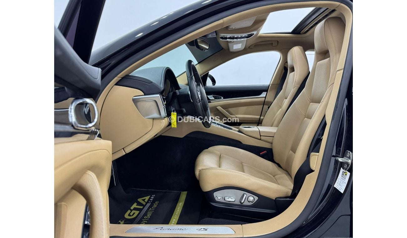 بورش باناميرا 4S 3.0L 2015 Porsche Panamera 4S, Service History, Excellent Condition, GCC