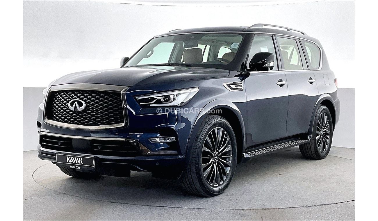 Infiniti QX80 Luxe Sensory ProActive - Black Edition | 1 year free warranty | 0 Down Payment