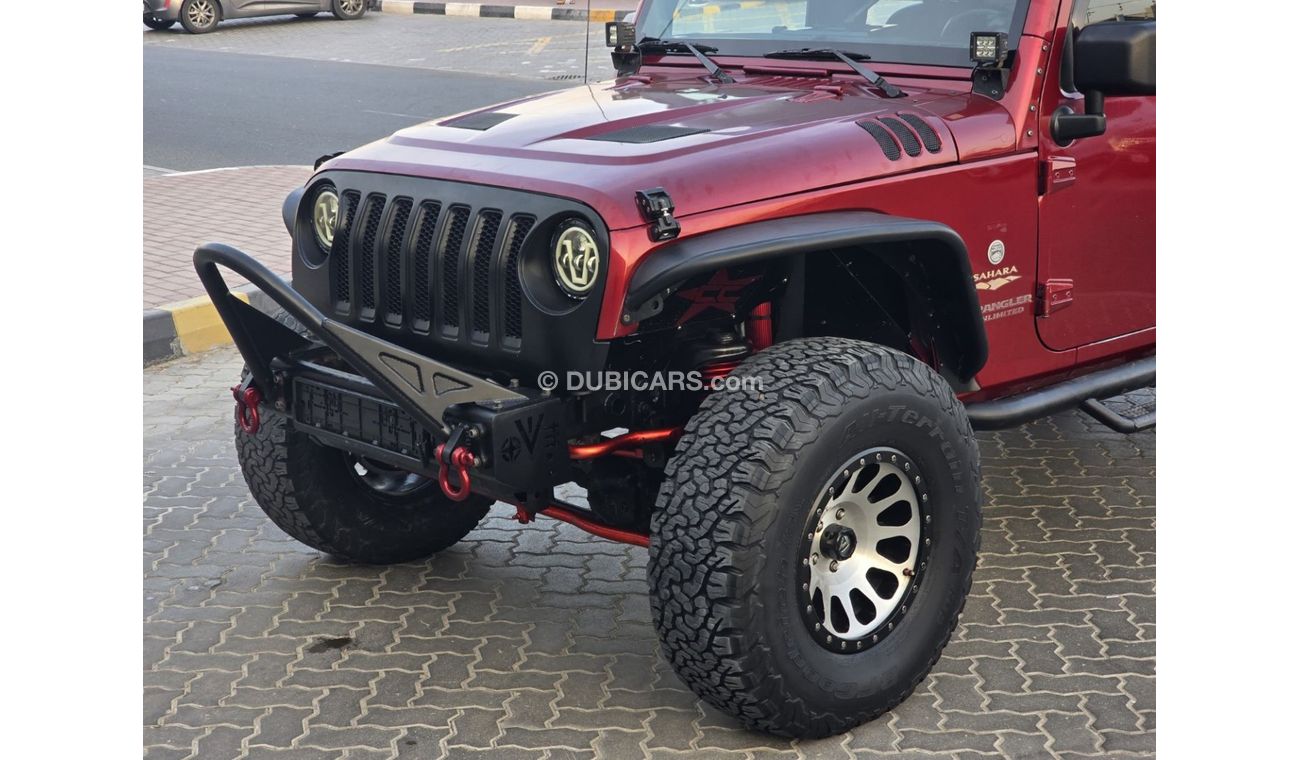 جيب رانجلر Sahara 3.6L A/T JEEP WRANGLER SAHARA GCC 2013 PERFECT CONDITION // 2 KEYS // 4DOORS