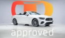 مرسيدس بنز E 450 AMG Line Cabriolet - 2 Year Warranty - Approved Prepared Vehicle