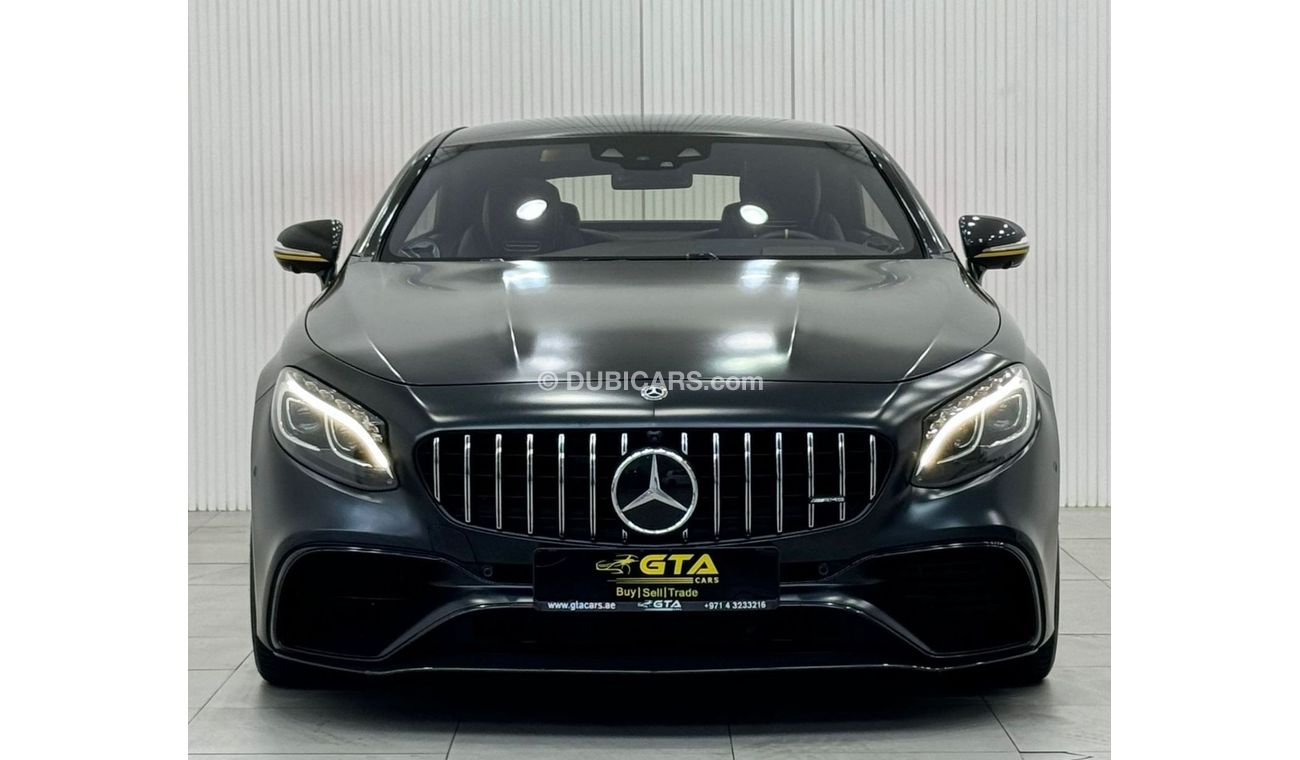 مرسيدس بنز S 63 AMG Std 2018 Mercedes Benz S63 AMG 4MATIC Edition 1, Warranty, Fully Loaded, Low Kms, GCC