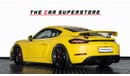 Porsche Cayman GT4 2020-PORSCHE 718 CAYMAN GT4 -GCC-FSH-SERVICE CONTRACT WITH AL NABOODA-1 YEAR WARRANTY