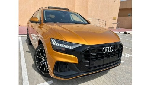 أودي Q8 55 TFSI quattro S-لاين سبورت باكج كلين تايتل بدون حوادث ضمان دخول جميع دول الخليج + مقاصه جمركية