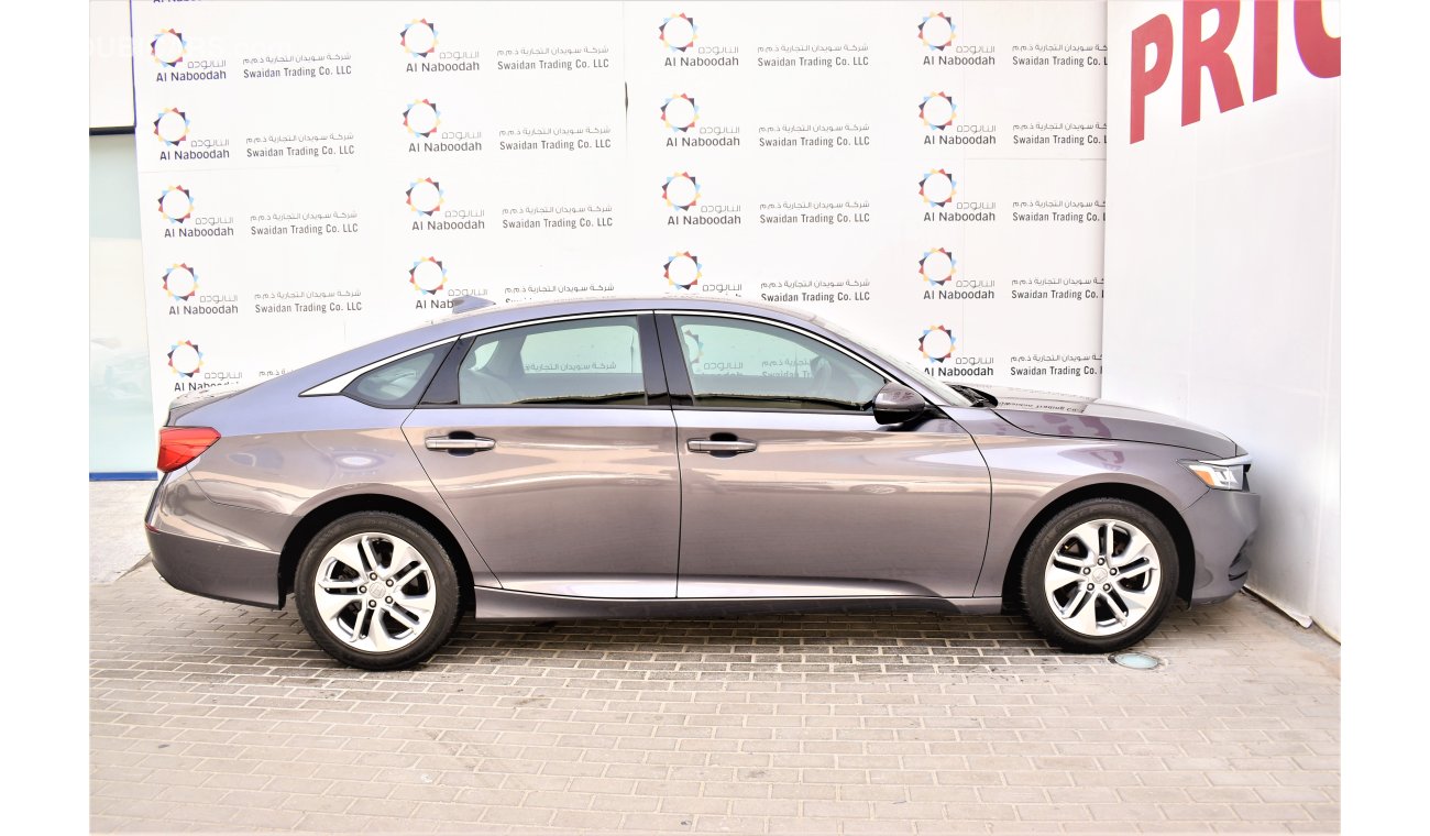 Honda Accord | AED 1760 PM | 0% DP | 1.5 TURBO LXI 2019 GCC DEALER WARRANTY