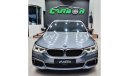 BMW M550i BMW 550I XDRIVE 2019 GCC UNDER WARRANTY SERVICE CONTRACT FROM THE AGENCY IN PERFECT CONDITION