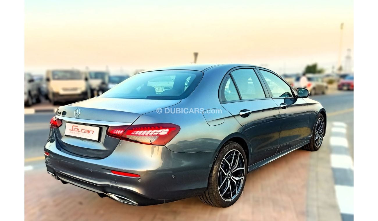 مرسيدس بنز E200 Premium 2.0L E200 BLACK Night package full options AMG 2.0L TURBO DARK GREY 2022 MODEL