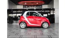 سمارت فورتو 2011 MERCEDES SMART FOR TWO | GCC SPECS | PANORAMIC VIEW