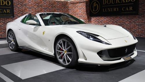 Ferrari 812 GTS | 2022 | Bianco Avus | Full Carbon Fiber | 6.5L V12 | 789 HP