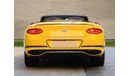 Bentley Continental GTC V8 S 4.0 2dr RIGHT HAND DRIVE