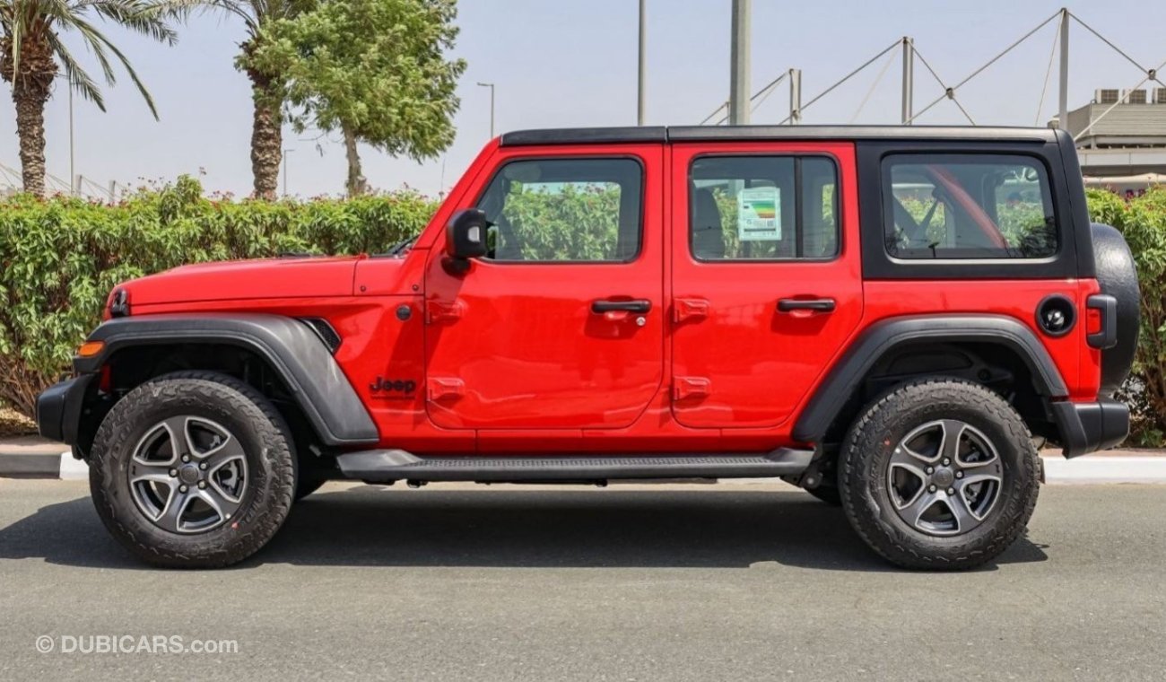 Jeep Wrangler Unlimited Sport Plus V6 3.6L , 2023 GCC , 0Km , With 3 Years or 60K Km Warranty @Official Dealer