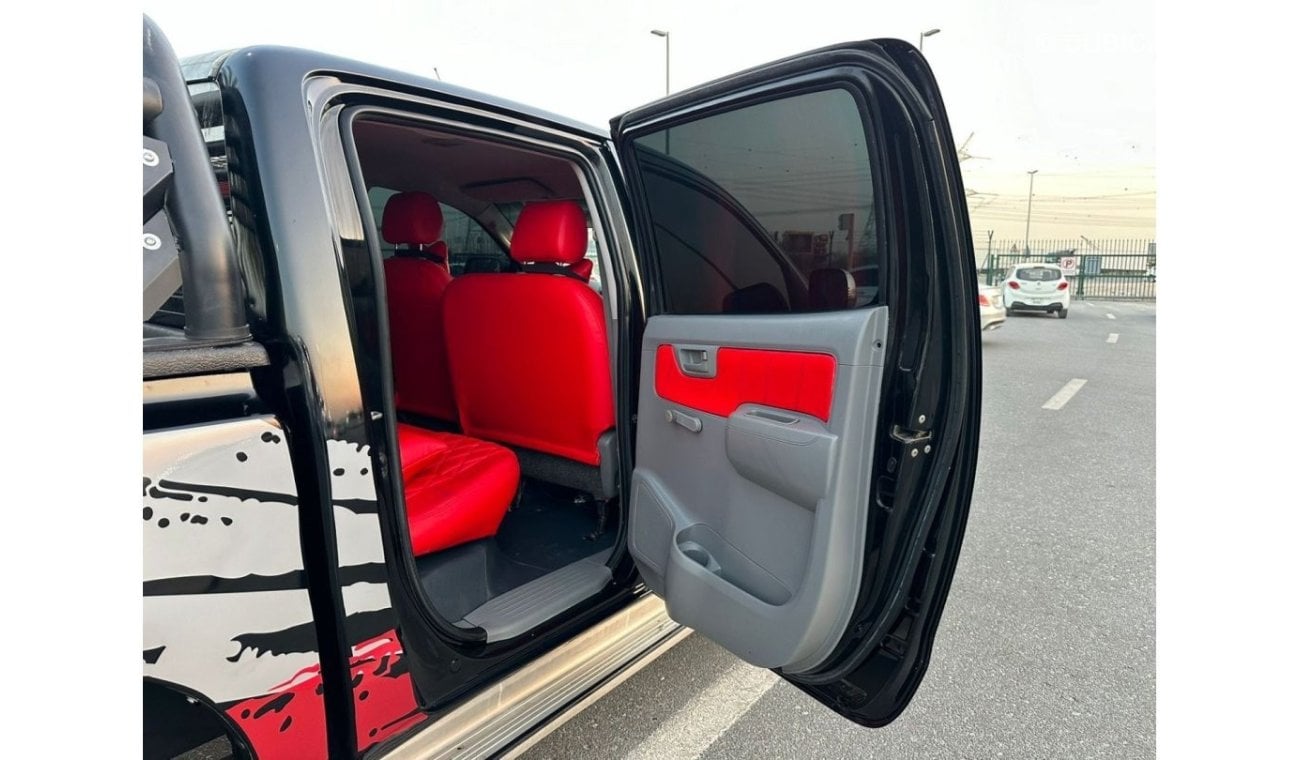 Toyota Hilux DOUBLE CABIN | PREMIUM SPORTS BAR WITH BASKET | 2009 | 2.7L PETROL | LHD | MANUAL | RED INTERIOR