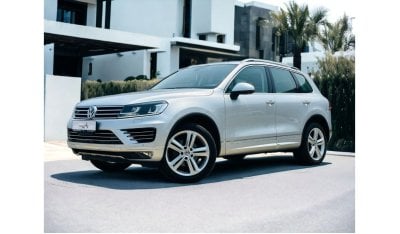 فولكس واجن طوارق هايلاين بلس AED 1,585 PM AVAILABLE | FSH | LOW MILEAGE | VOLKSWAGEN TOUAREG 2018 R-LINE | V6