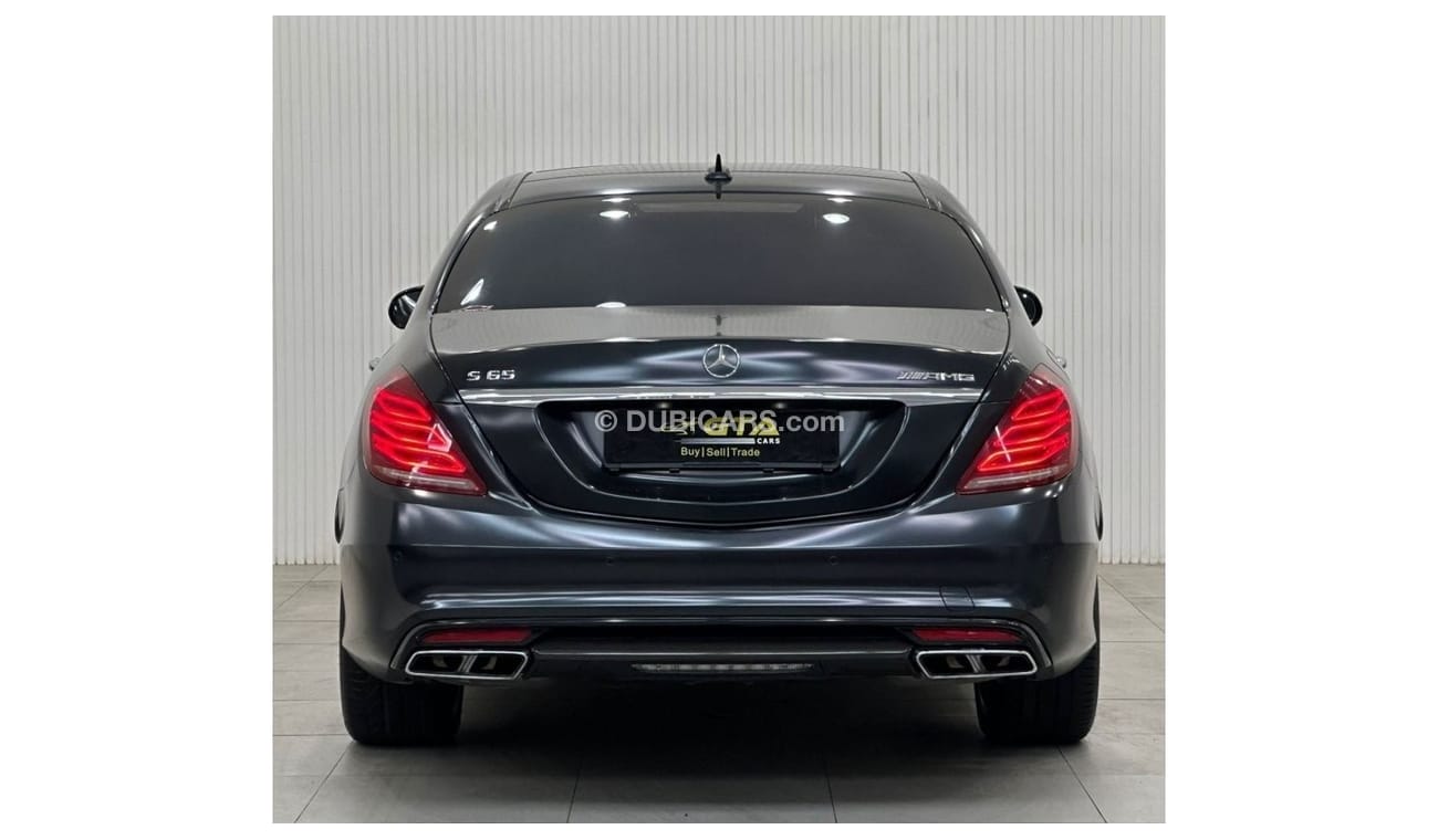 Mercedes-Benz S 65 AMG Std 2015 Mercedes Benz S65 AMG, Service History, Full Options, Very Low Kms, GCC