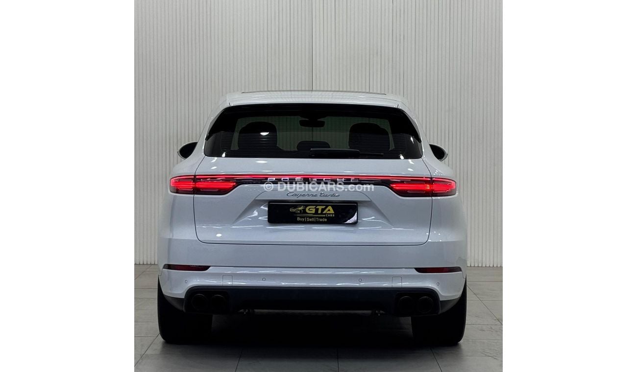 بورش كايان Turbo 4.0L (545 HP) 2019 Porsche Cayenne Turbo, Jan 2025 Porsche Agency Warranty, Full Service Histo