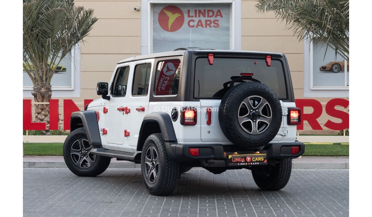 جيب رانجلر Unlimited Sport 3.6L A/T Jeep Wrangler Unlimited Sport 2018 GCC under Warranty with Flexible Down-Pa