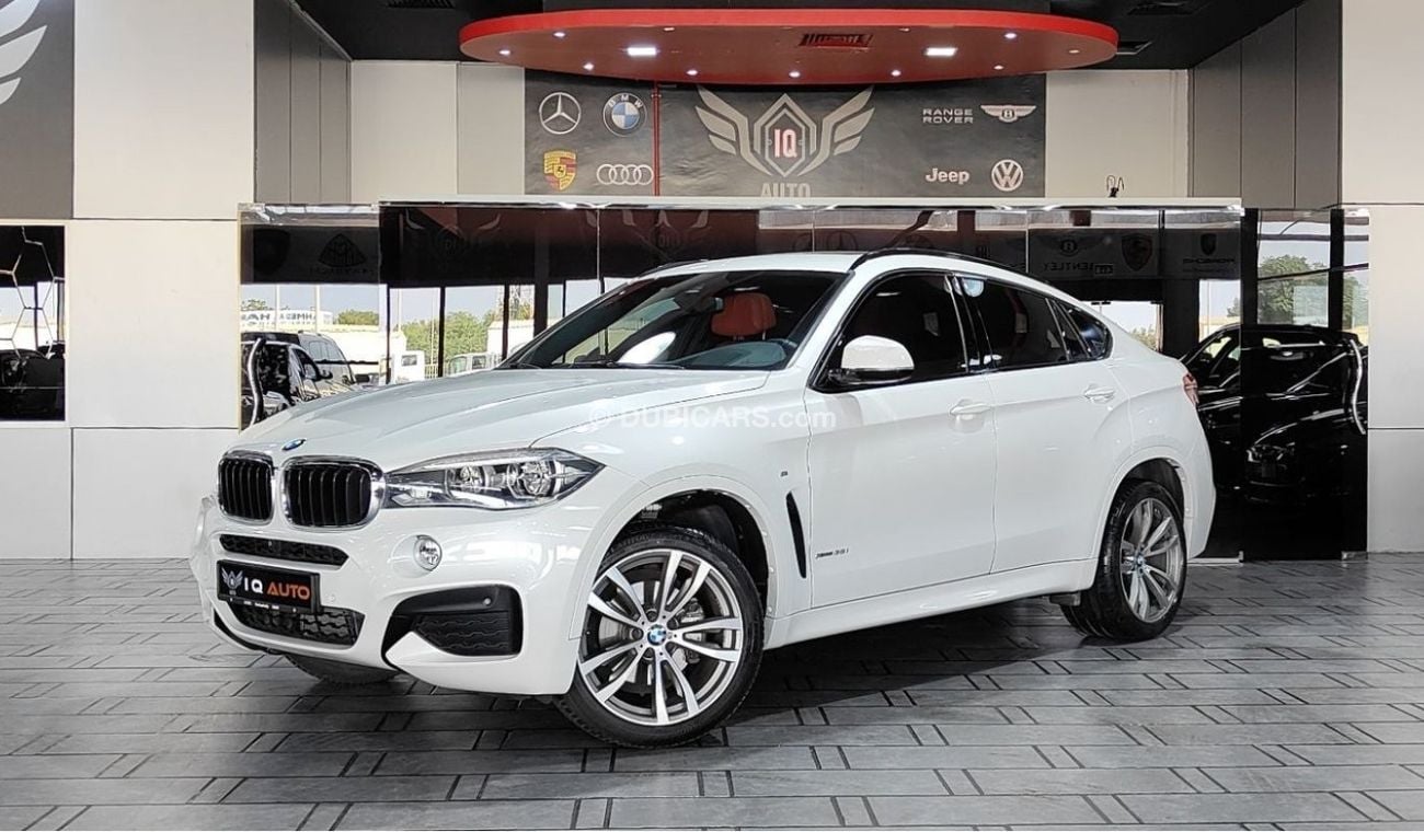 BMW X6 35i M Sport AED 1,300 P.M | 2017 BMW X6 M-SPORT | UNDER WARRANTY | GCC | 3.0L | SUNROOF