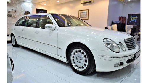 Mercedes-Benz E 320 EXCELLENT DEAL for our Mercedes Benz E320 ELEGANCE ( LIMOUSINE ) 2003 Model!! in White Color! GCC Sp