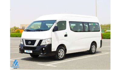 Nissan Urvan 2019 NV350 13 High Back Seats - Passenger Van - MT Petrol - GCC - Ready to Drive - Book Now