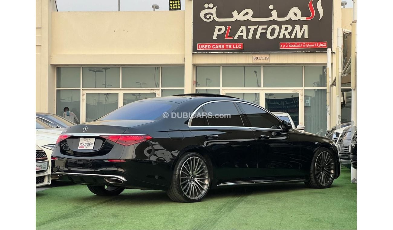 مرسيدس بنز S 500 4M مرسيدس بينز اس 500 موديل 2021  وارد المانيا كلين تايتل، صبغ وكالة بدون حوادث