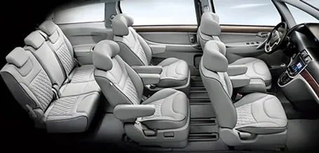 Luxgen M7 interior - Seats