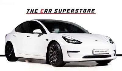 Tesla Model 3 2023-TESLA MODEL 3 PERFORMANCE-GCC-SERVICE CONTRACT-FULL SERVICE HISTORY-WARRANTY TILL 2031