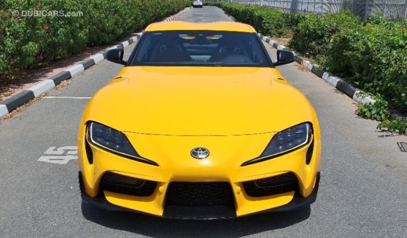 Toyota Supra SUPRA 2020 GR V6 3.0L TURBOCHAGERED GCC SERVICE+ WARRANTY AL FUTTAIM, TOP OPTION ORGINAL PAINT 100%