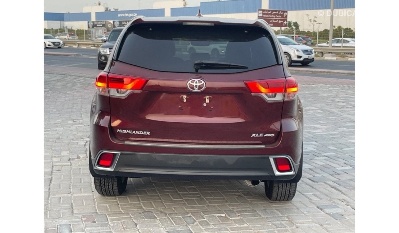 تويوتا هايلاندر 2019 highlander xle AWD push start