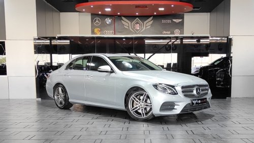 مرسيدس بنز E200 AED 2,200 P.M | 2019 MERCEDES BENZ E200 AMG KIT 2.0L | SUNROOF | GCC | UNDER GARGASH WARRANTY