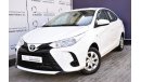 Toyota Yaris AED 1019 PM | 1.5L SE SEDAN GCC DEALER WARRANTY