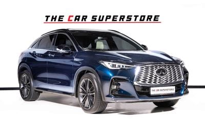 Infiniti QX55 2022 - INFINITI QX55 - SENSORY - FULL OPTION - GCC - AGENCY WARRANTY UNTIL 2027 - SERVICE CONTRACT