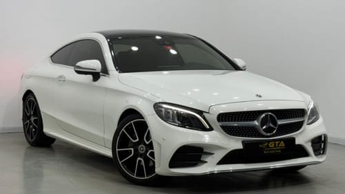 مرسيدس بنز C 200 كوبيه 2022 Mercedes Benz C200 AMG Coupe, March 2027 Mercedes Warranty + Service Pack, Low Kms, GCC