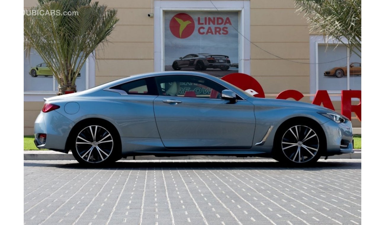 Infiniti Q60 Premium Infiniti Q60 2018 GCC (LOWEST MILEAGE) under Warranty with Flexible Down-Payment.