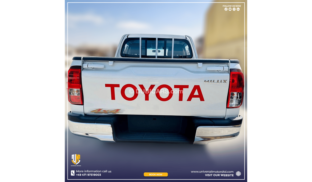 تويوتا هيلوكس DC 2.7L 4x4 6AT BASIC MODEL 2025