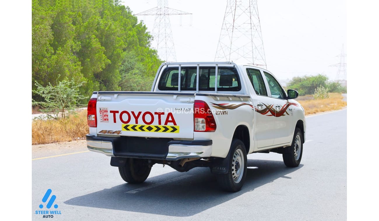 Toyota Hilux GL 2.7L Double Cab Utility 4WD GL Double Cab Pick Up 2.7L 4WD AT - GCC - Like New Condition - Book N