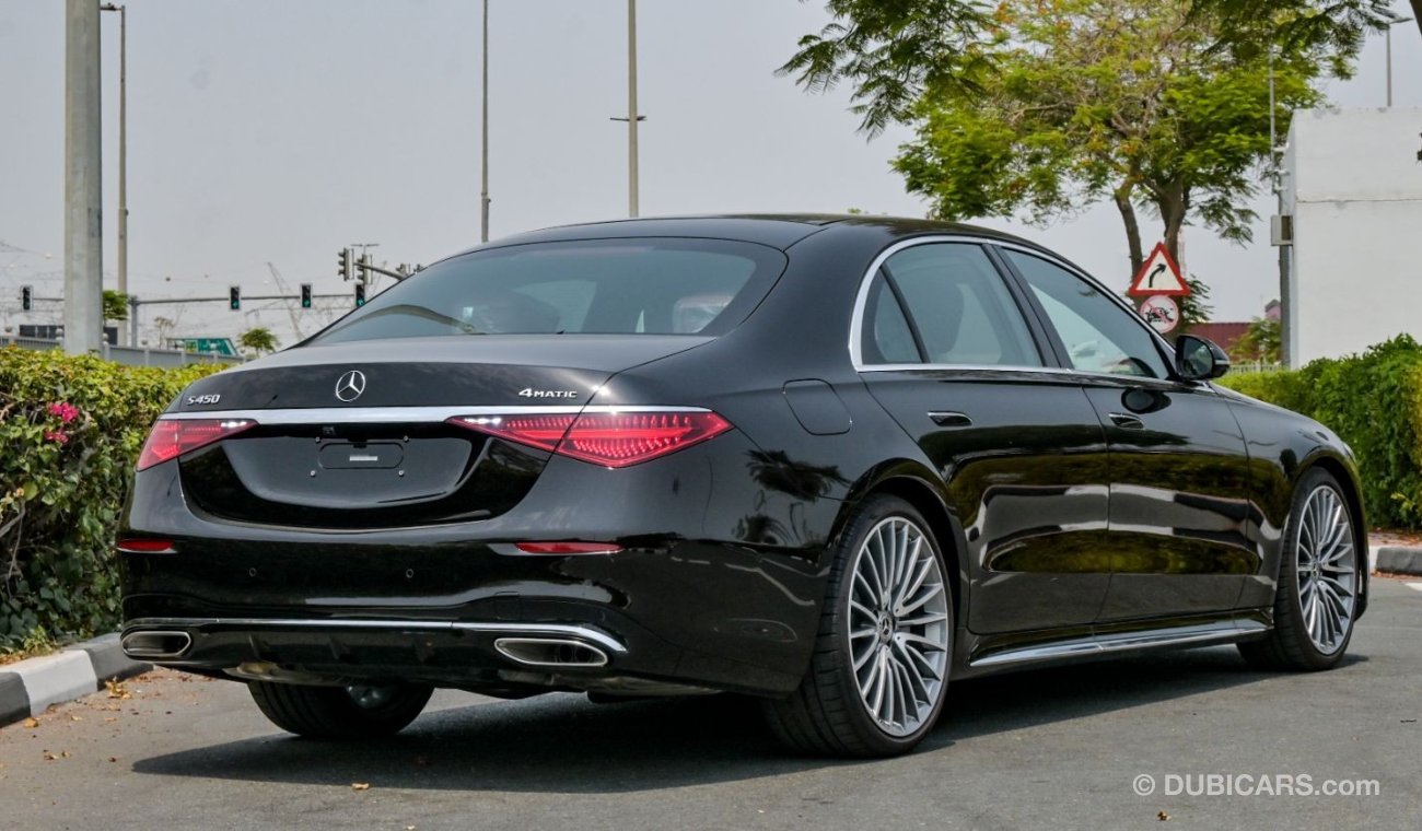 مرسيدس بنز S 450 Mercedes-Benz S450 GCC, Fully Loaded, Rear Axel Steering, Rear Entertainment Screens,Brand New, 2024