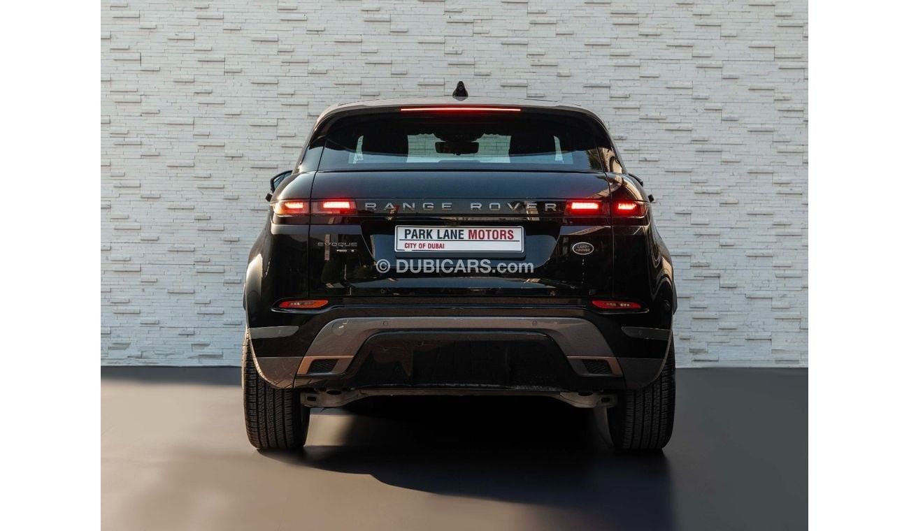 Land Rover Range Rover Evoque AED 2,595 PM • EVOQUE S P200 R-DYNAMIC • OFFICIAL LAND ROVER SERVICE CONTRACT UNTIL 2025