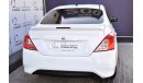 Nissan Sunny AED 589 PM | 1.5L SV SPOILER GCC DEALER WARRANTY