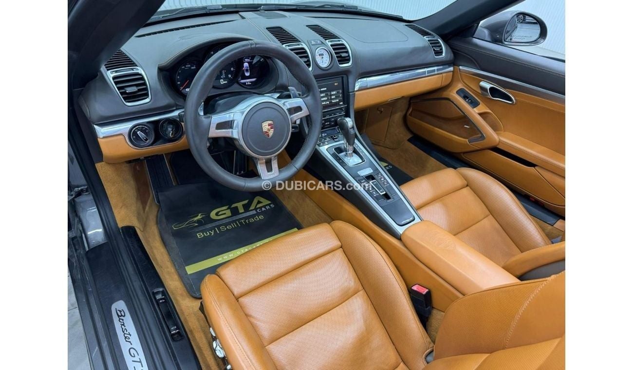 بورش بوكستر 718 GTS 4.0L A/T 2015 Porsche Boxster GTS, Service History, Excellent Condition, GCC