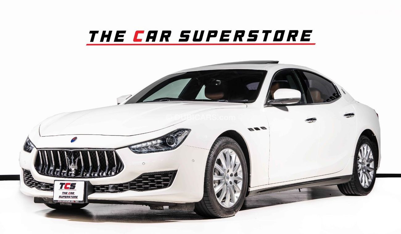 Maserati Ghibli Std 2019 - MASERATI GHIBLI - GCC - WARRANTY AVAILABLE - FULL AGENCY HISTORY - IMMACULATE CAR