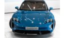 بورش تايكان 2023 Porsche Taycan GTS, 2026 Porsche Warranty, Neptune Blue, Low KMs, GCC