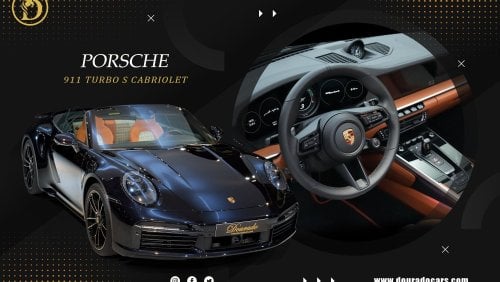 Porsche 911 Turbo S Cabriolet | Brand New | 2024 | Jet Black | Interior Heritage Design Package | Negotiable Price