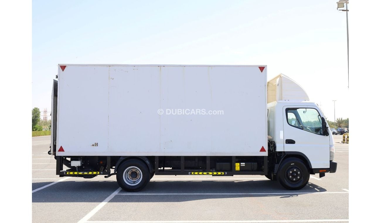 Mitsubishi Canter Fuso | Long Chassis with Tail-Lift | Low Mileage | Diesel | Excellent Condition | GCC