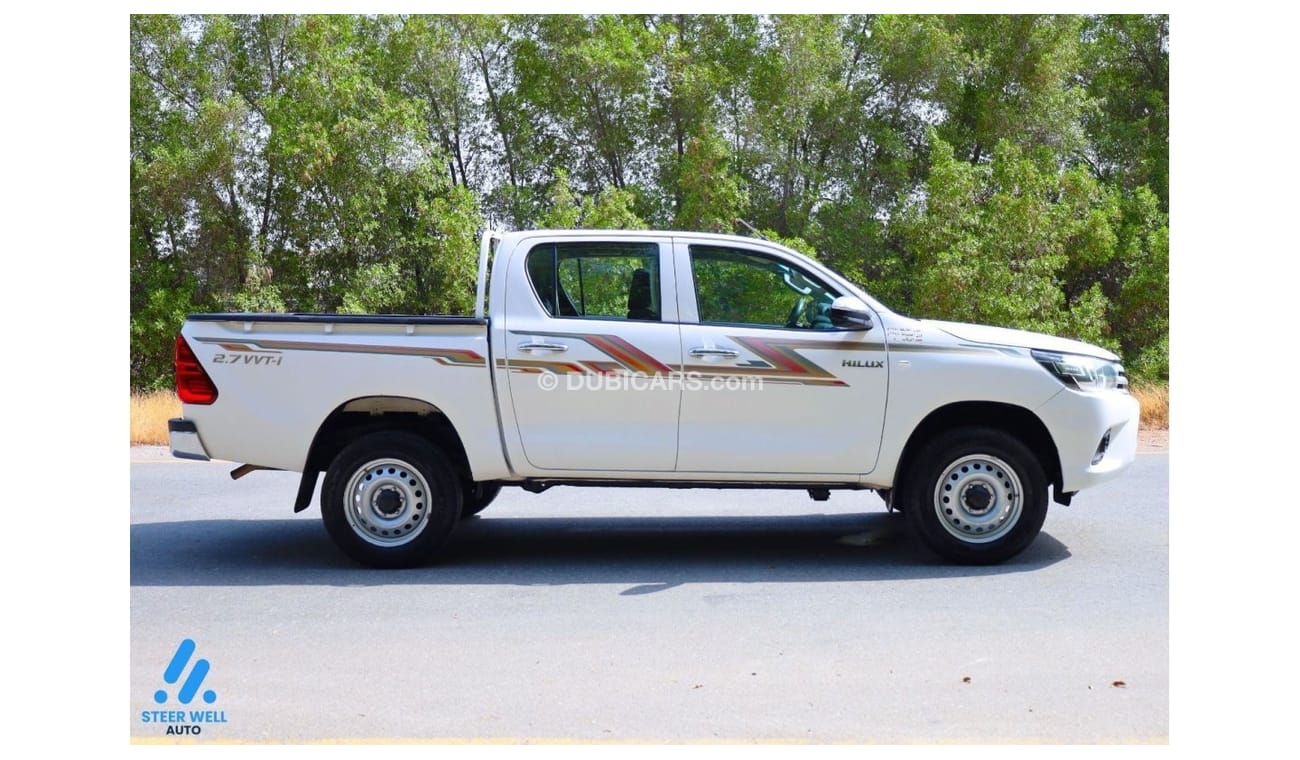 تويوتا هيلوكس GL 2020 Double Cab Pick Up 2.7L 4WD A/T - GCC - Like New Condition - Book Now