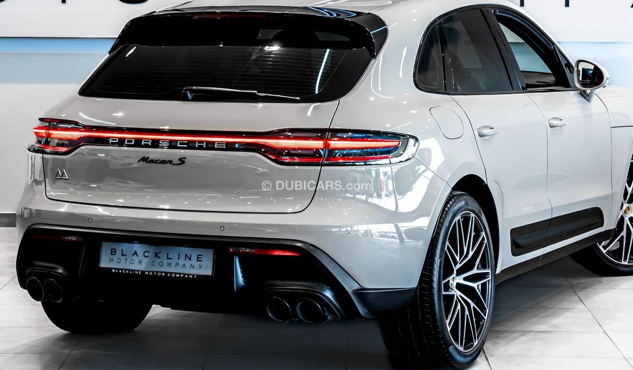 بورش ماكان S 2.9L (375 HP) 2023 Porsche Macan S, 2025 Porsche Warranty, Full Service History, Low KMs, GCC