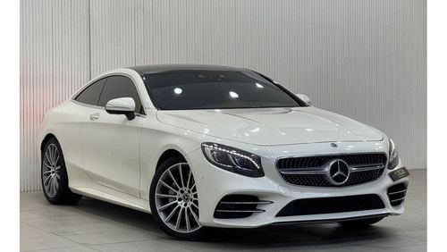 Mercedes-Benz S 560 Coupe AMG 4MATIC 2018 Mercedes Benz S560 AMG 4MATIC Coupe, Warranty, Service History, Full Options, GCC