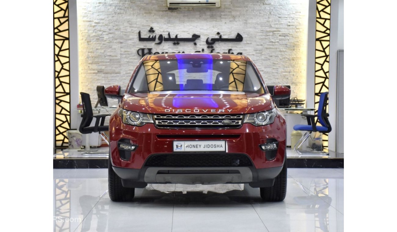 Land Rover Discovery Sport EXCELLENT DEAL for our Land Rover Discovery Sport SE Si4 ( 2016 Model ) in Red Color GCC Specs