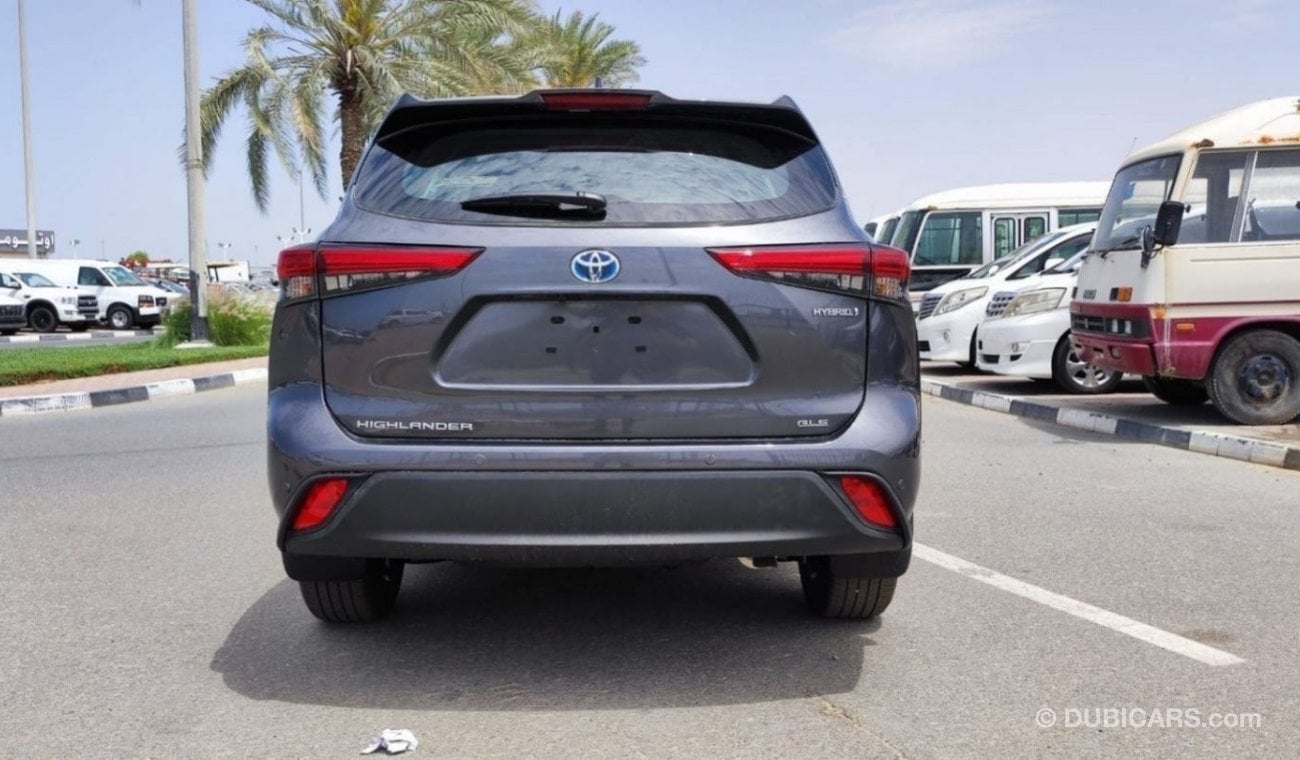 تويوتا هايلاندر NEW Highlander GLE 2.5L Hybrid 2023, 4WD, SUV, grey color